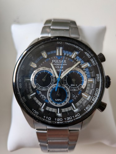 Pulsar solar chronograph - chronograph, men's