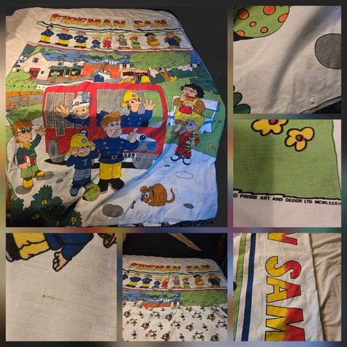 Vintage reversible fireman sam - reversible,