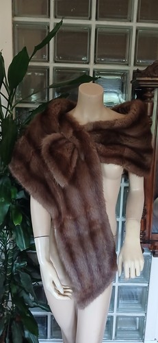 Vintage stunning brown mink - brown,