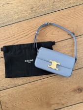 Blue Celine Triomphe Bag