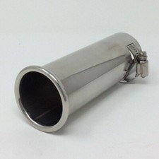 Stainless Steel Rolled Tip Exhaust 36mm - 45 mm Top Quality Exhaust Tip