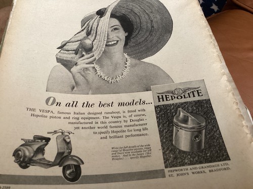Vespa douglas hepolite piston - douglas,