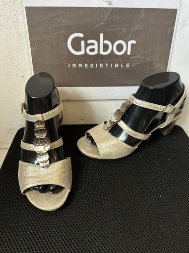 Gabor heels leather sandals - gabor,
