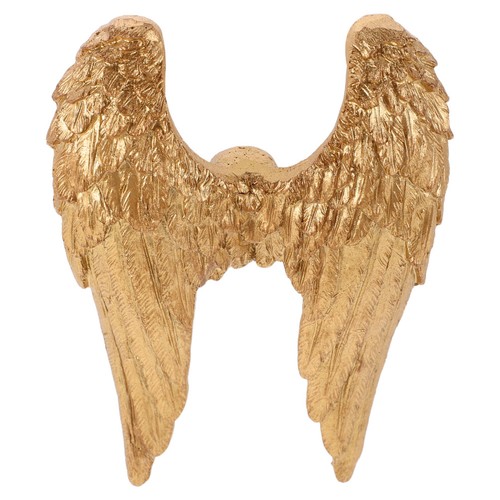 Wall decor gold - gold, angel