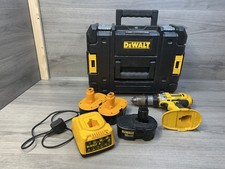 DEWALT DC988 Cordless Hammer Drill, Batteries, Charger PARTS / NOT WORKING