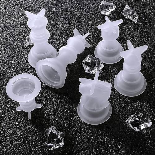 Pieces chess silicone mold - chess,
