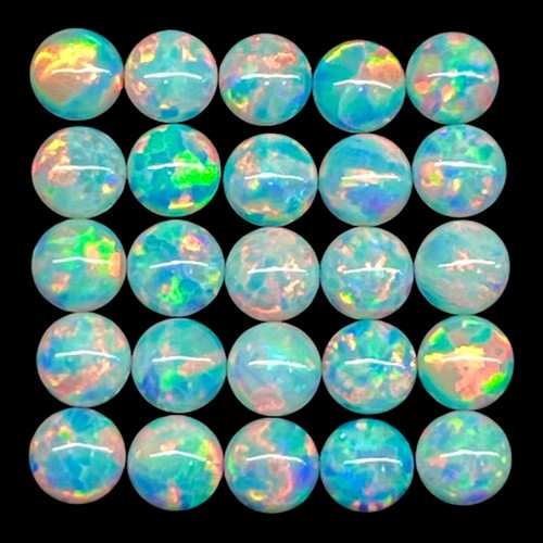 Pcs australian opal 5mm - pcs,