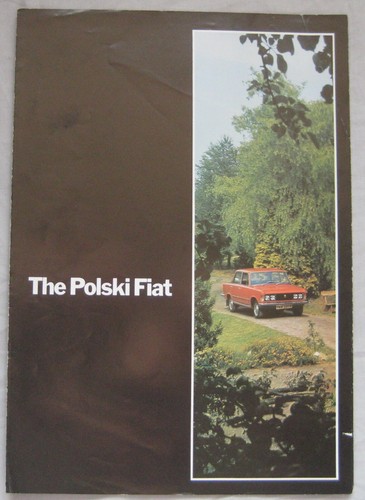 Polski fiat foldout - polski, brochure