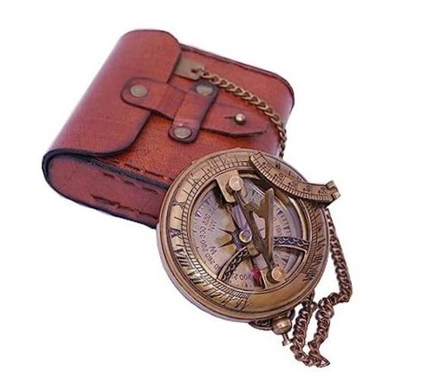 Handcrafted brass sundial - handcrafted,