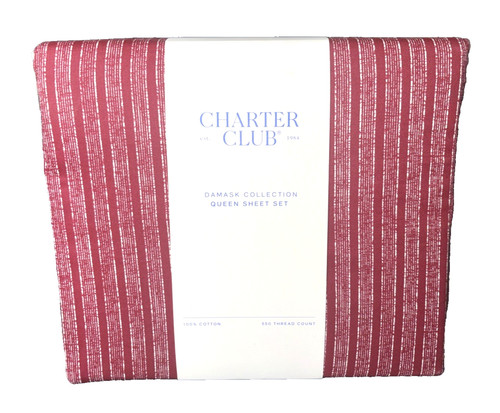 Charter club candy stripe 100 - club, 100%