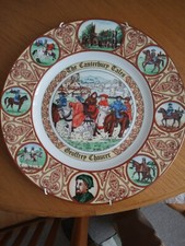 Coalport 600th Anniversary Of The Canterbury Tales Limited Edition Plate