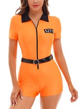 Women Prisoner Costume Orange