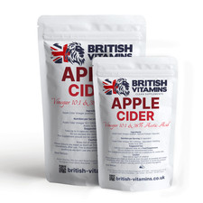 Apple Cider Vinegar Capsules – 10:1 1260mg (Equivalent 12600mg) Vegan Formula