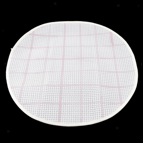 White blank latch hook rug - white,