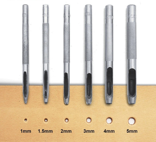 Hollow hole punch - punch, set