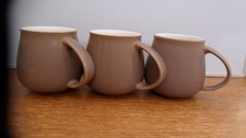 Denby "Truffle" 1 x Taupe Barrel Mug 3 1/2"/9cm High Free P & P