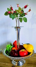 Silver-plated Centrepiece Antique Epergne Fruit Bowl Sheffield Silver Plate #862