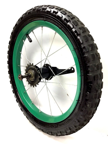 Bicycle rear green - 16",