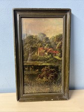 Old Painting Of A Farm House
