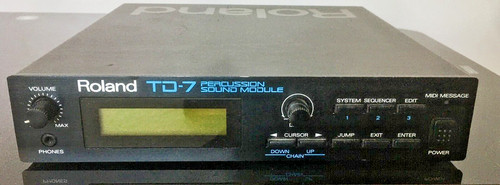 Roland drum sound module - td-7,