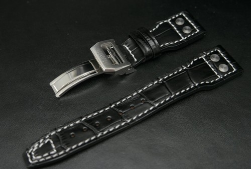 22mm for iwc black - 22mm,