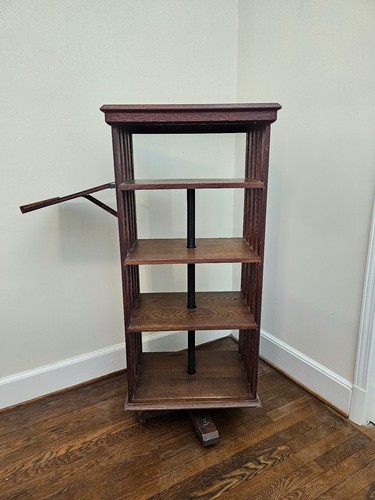 Antique revolving bookshelf - antique,