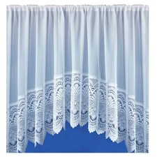 Brussels Bottom Lace Jardiniere net in 13 sizes White Ready to Hang, Reduced 