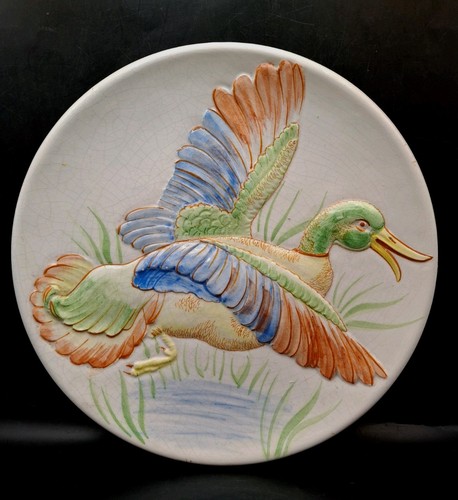Vintage flying duck - vintage, 3d