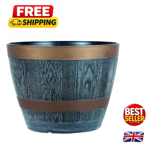 Rustic dark grey plastic - rustic, half