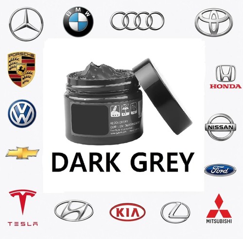 Leather vinyl dark grey paint - leather,