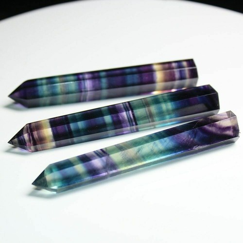 Fluorite quartz wand natural - fluorite,