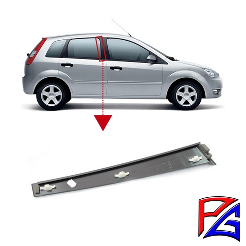 Rear right door pillar trim - rear,