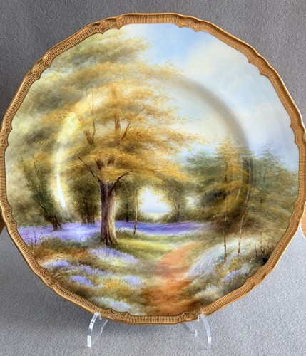 Royal worcester cabinet plate - worcester,