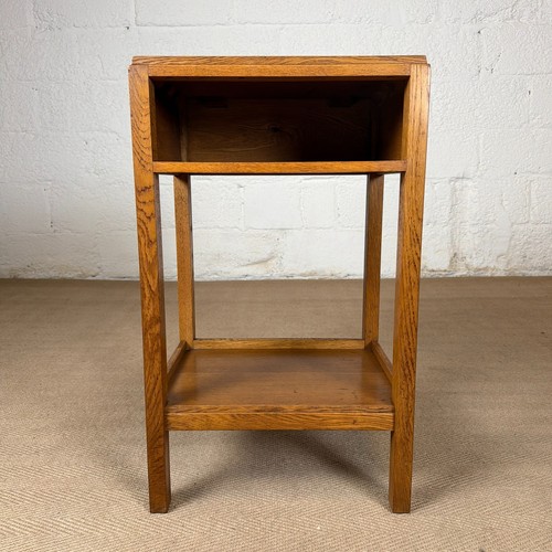 Vintage oak bedside - bedside, cabinet
