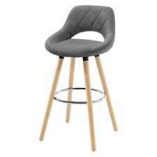 Bar Stools Faux Leather/Linen