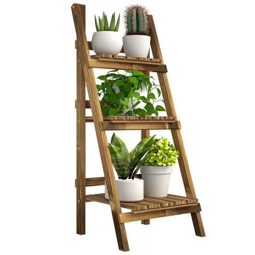 Outsunny tier folding wooden - folding,