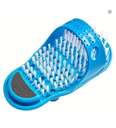 Shower foot cleaner brush - shower,