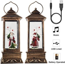 28cm LED Christmas Lantern
