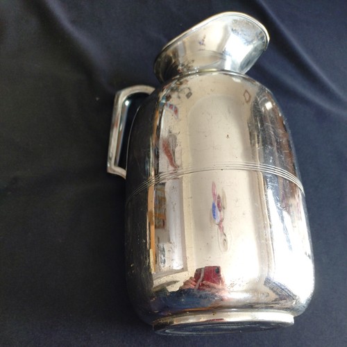 Vintage thermos chrome metal - chrome,