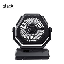 Camping Fan with LED Lantern USB Rechargeable Battery Powered Tent Fan Portable