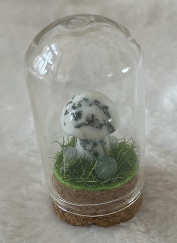 Mini crystal mushroom glass - crystal,