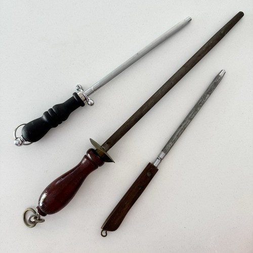 Vintage sharpening steel 3pcs - sharpening,