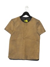 Tara Jarmon Women's Top UK 8 Gold Polyamide with Other Basic