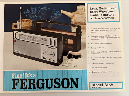 Ferguson model 3158 - model,