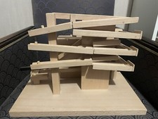 wooden ball clock, roll o