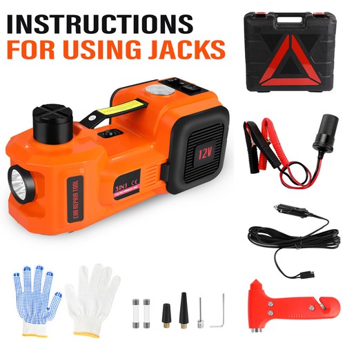 Electric car jack - electric, tire
