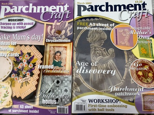 Parchment craft magazines - craft,