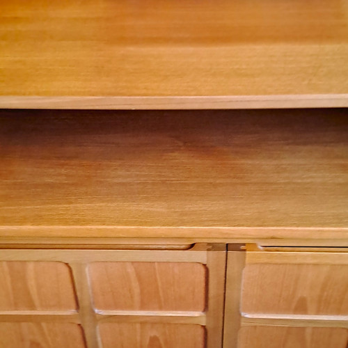 Teak wood freestanding cabinet - teak,