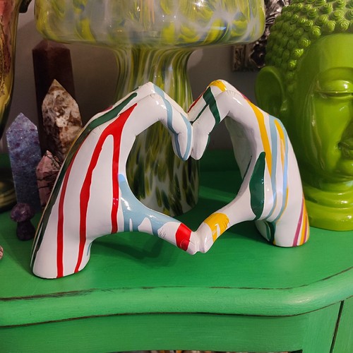 Heart hands love ornament - hands,