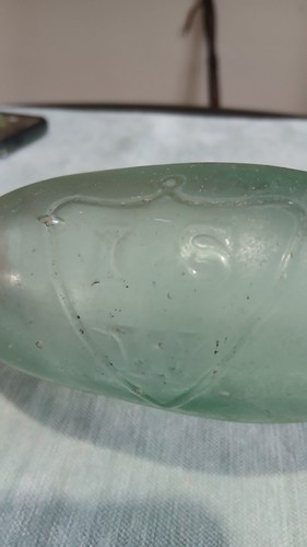 Torpedo vintage glass bottle - vintage,